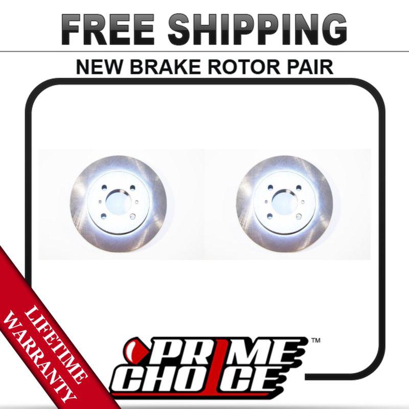 Pair (2) new rear brake disc rotors with lifetime warranty