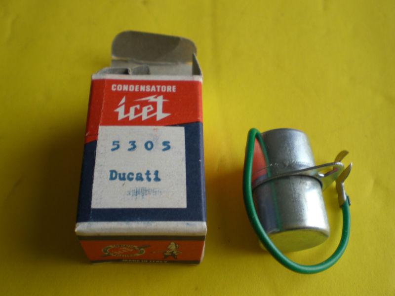 Ducati 6v 6 volt condenser nos #3503 sears wards benelli moto guzzi morini etc