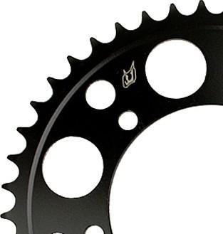 Driven 520 con steel rear sprocket. kawasaki ninja zx 10r zx10r 2004-12. 42t