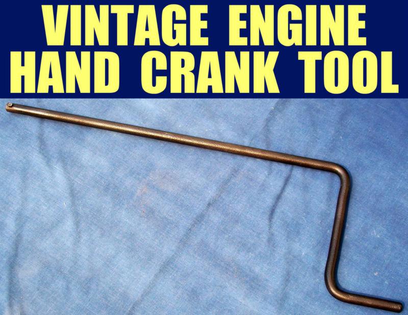 1930s 1940s heavy duty engine hand crank starter tool ✪ antique car truck pickup