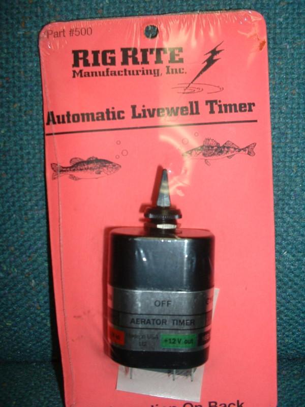 Rig rite automatic livewell timer part number 500 bin61 