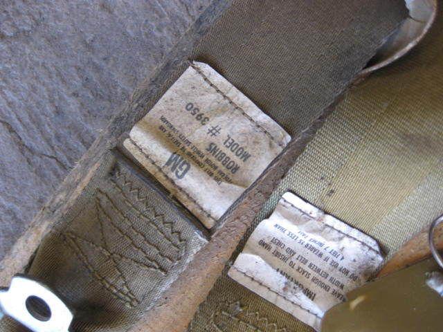 1969 70 pontiac gto  chevelle gold seat belt set shoulder belt 69 date coded