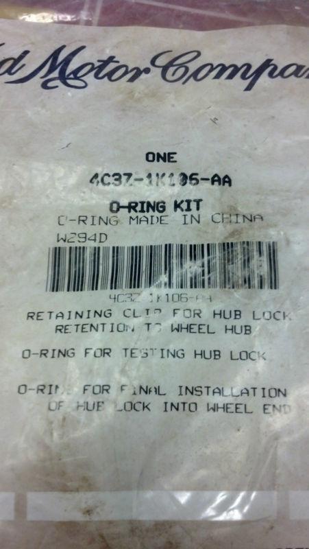 Oem ford o-ring kit hub lock 4c3z-1k106-aa