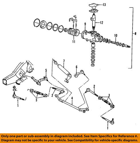 Gm oem 26050590 center link/steering center link