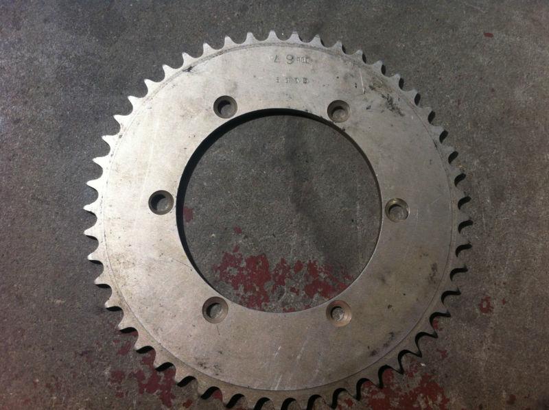 Suzuki pe175 rm250 dr rm400 pbi rear sprocket aluminum 49 teeth sc35