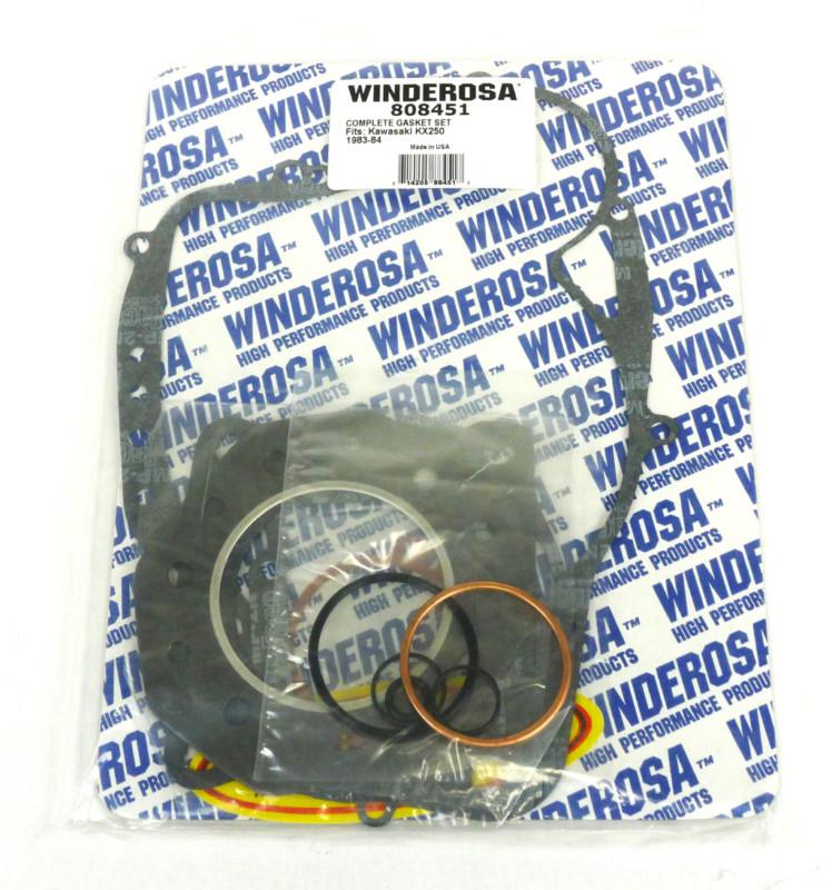 Kawasaki kx250 1983-1984  winderosa complete gasket kit kx-250