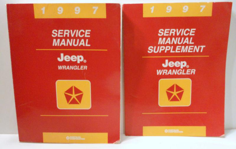 1997 jeep wrangler service manual and supplement