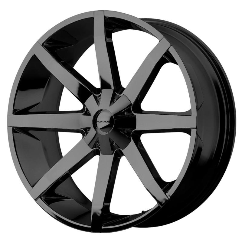 Kmc km65122954338 slide wheel 22" x 9.5" black 5x4.5/5.0