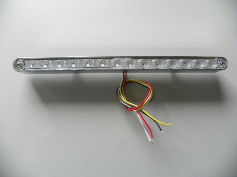 Amber led 12" strobe light bar, wrecker, tow truck,golf cart,emergency #37190-a