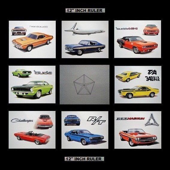 Plymouth barracuda aar cuda 1970 1971 1972 1973 1974 440+6 426 hemi 8 art prints