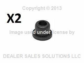 New genuine bmw e36 e39 e46 e90 e91 e92 grommet for hood & trunk emblem x 2 oem