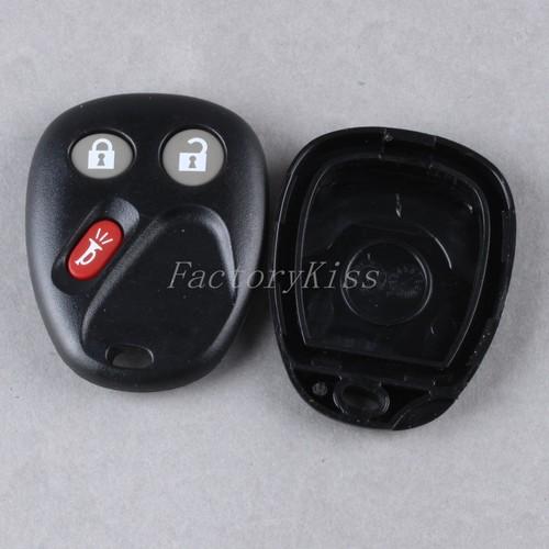Gau transmitter remote key case shell for gmc chevrolet saturn 3 buttons fob
