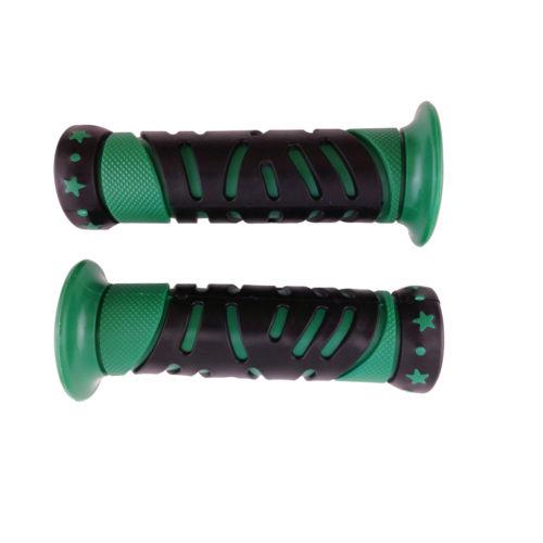 Universal hand grips 7/8" 22mm rubber hand grip for motorcycles dirt bike green