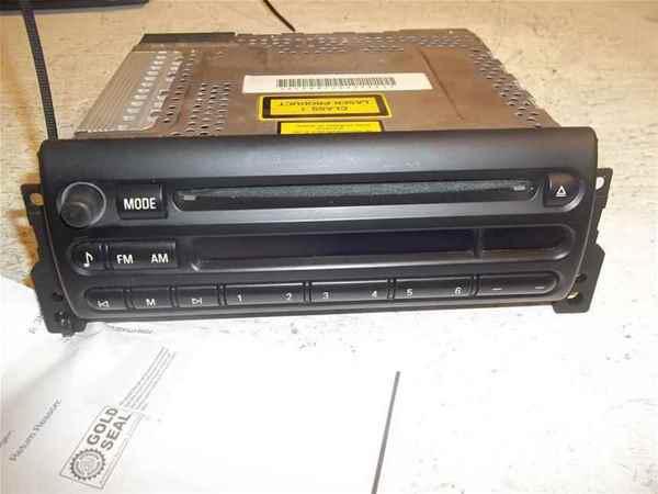 02 03 bmw mini cooper oem cd player radio lkq