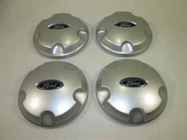 02 03 ford explorer set of 4 center caps w/logo 16" oem