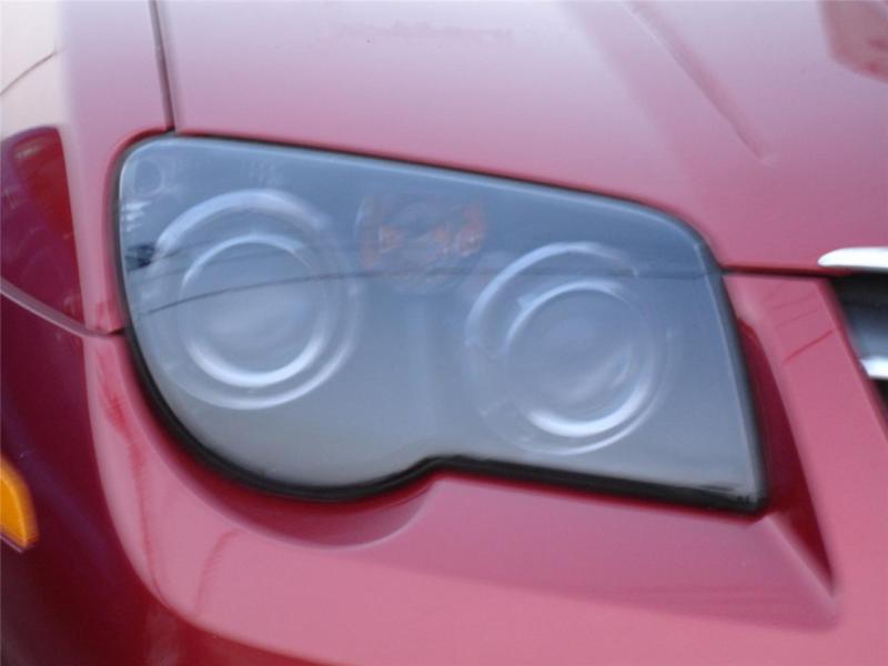 Chrysler crossfire smoke colored headlight film  overlays 2004-2007