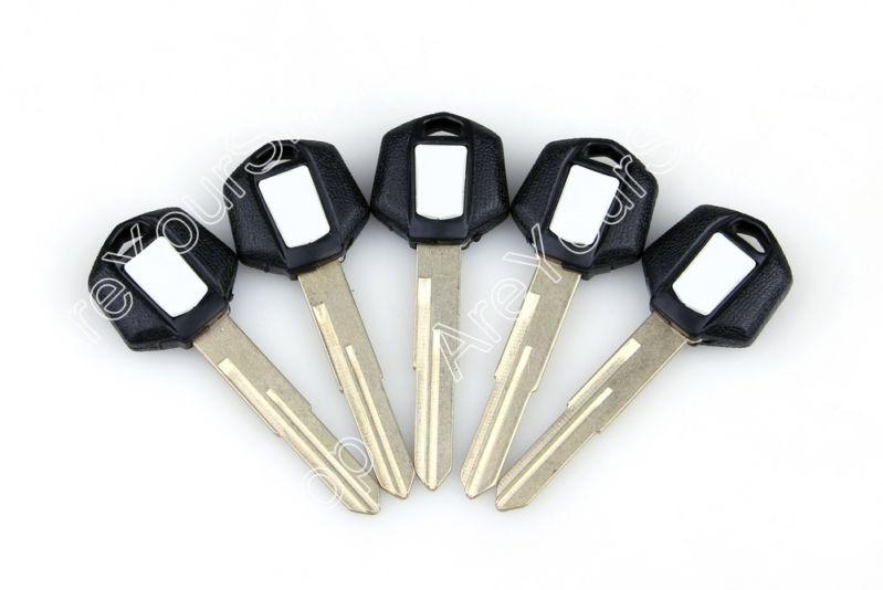 5pcs blade blank key motorcycle suzuki gsx1300 bking all year black