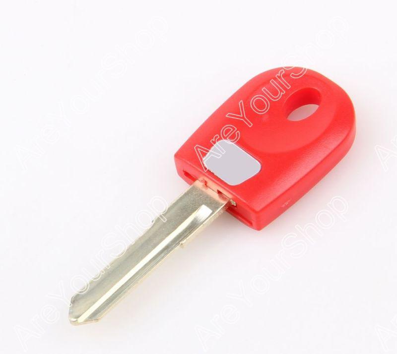 1pcs blade blank key motorcycle ducati 696 748 749 848 999 999r 1098 monster red