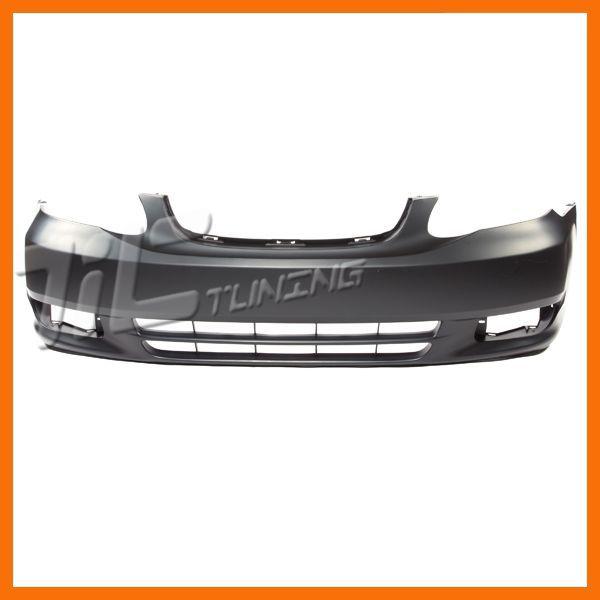 03 04 toyota corolla front bumper cover to1000261 new matte black ce le unprimed