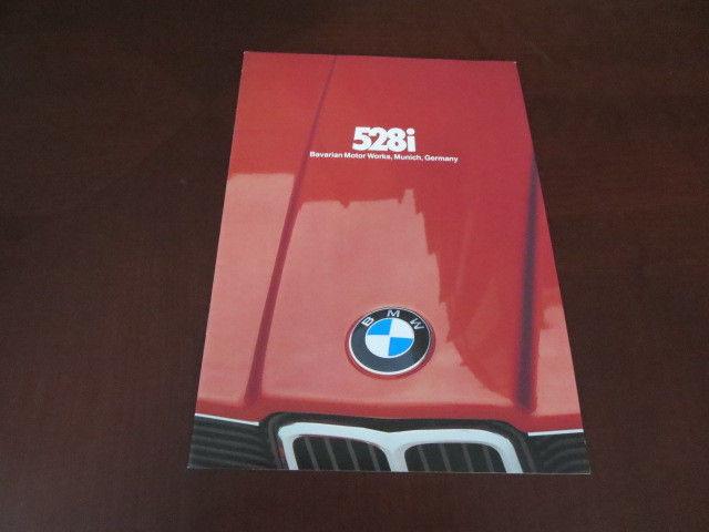 1980 bmw 528i sales brochure 528 i 5 series 