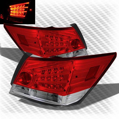 08-12 honda accord 4 door led tail lights rear brake lamp pair set left+right