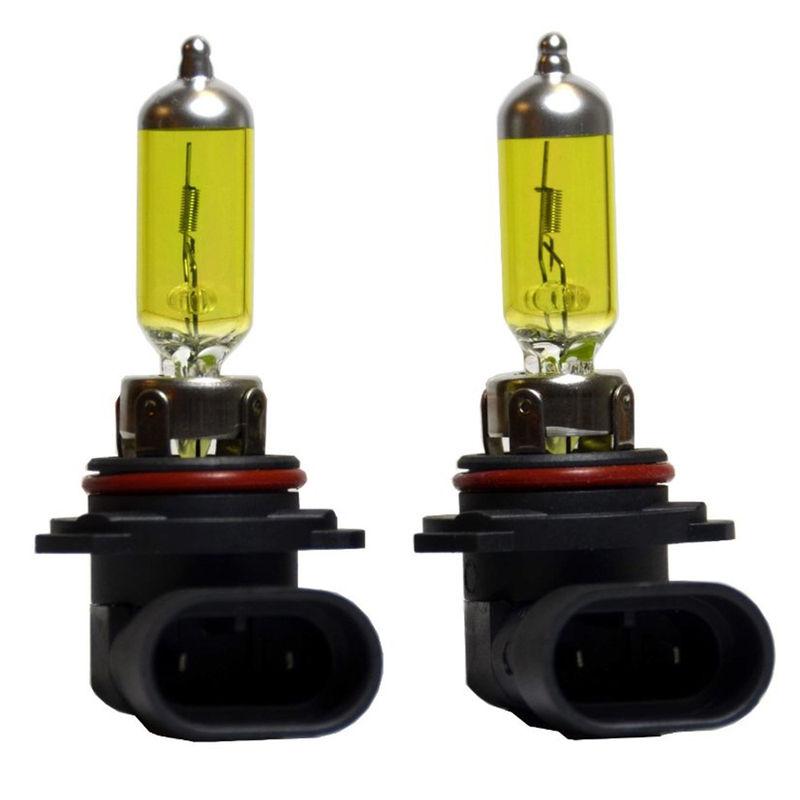 2 x h11 100w 3000k golden yellow halogen headlamp bulbs fog light bulbs