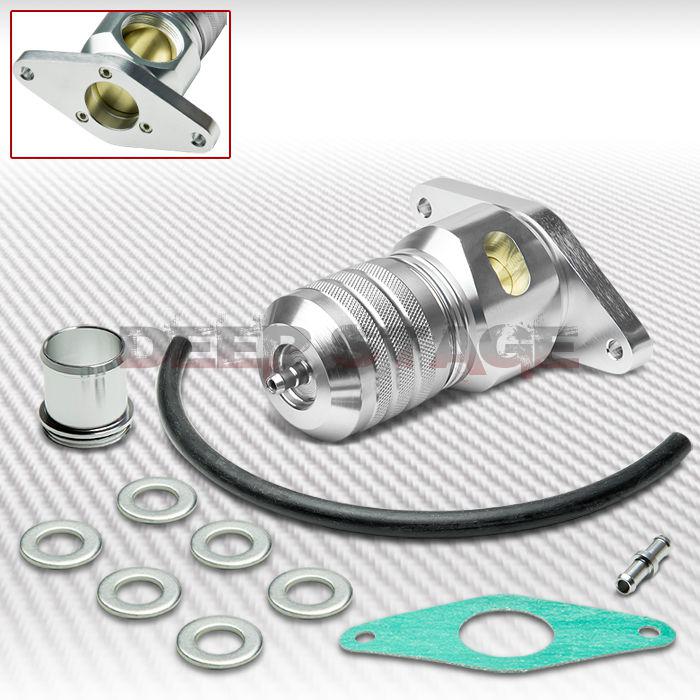 08-12 subaru wrx ej25 adjustable cnc aluminum top mount blow off valve silver