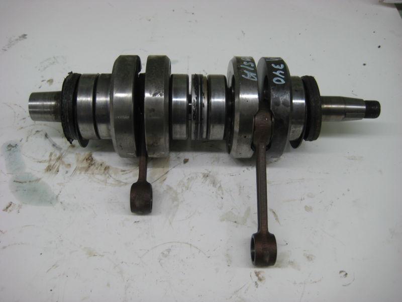 Vintage snowmobile 73 arctic cat cheetah 340 kawasaki engine crankshaft 