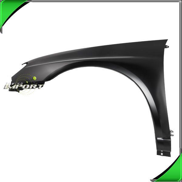 2006-2007 subaru impreza left front fender primed black steel replacement lh new