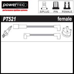 Powertec ht ignition leads seat malaga 1.5 (1985-1993)