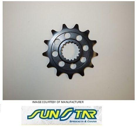 Sunstar 15t counter shaft steel sprocket fits suzuki rm-z rmx 450 2005-2012