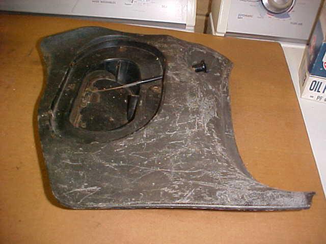 Corvair right side kickpanel vent assembly - 1965-66 500, monza, corsa (used)