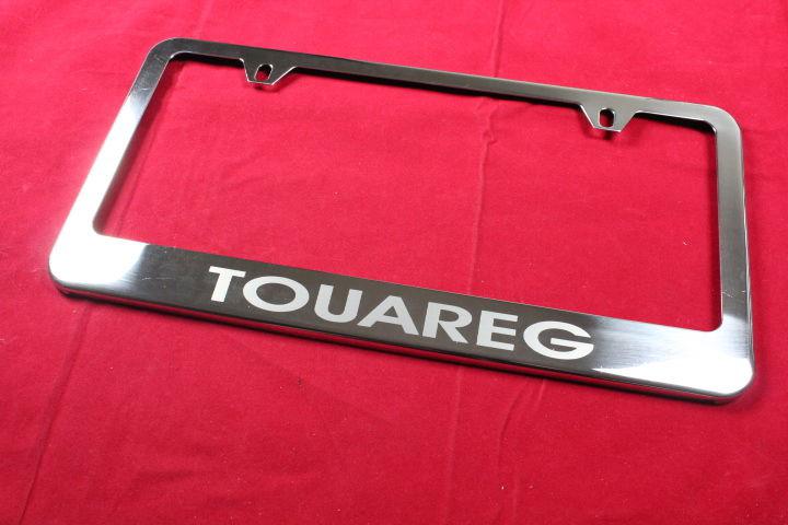 Volkswagen  touareg  license plate frame stainless steel chrome