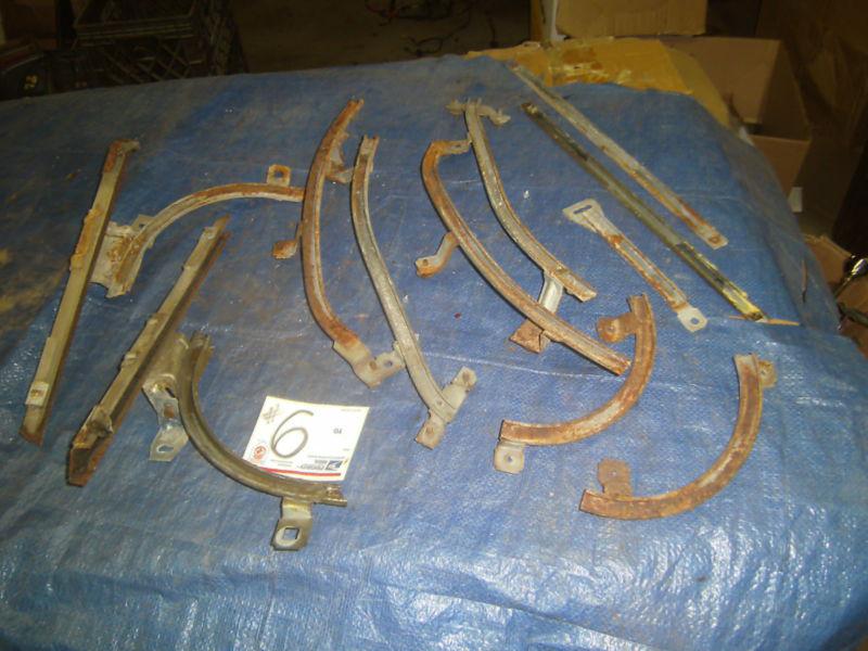 1964 buick riviera 63 64 65 original rare front/rear side 1/4 window tracks all!