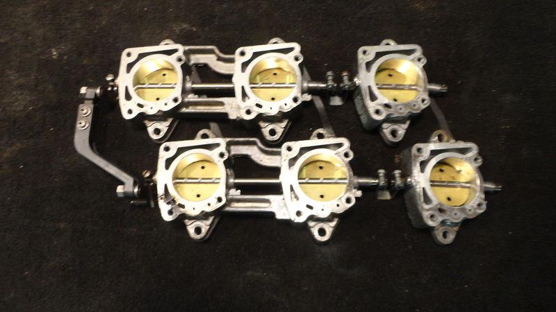 Used throttle body set #0433805 for 1991 johnson 225hp outboard motor ~225tleic~