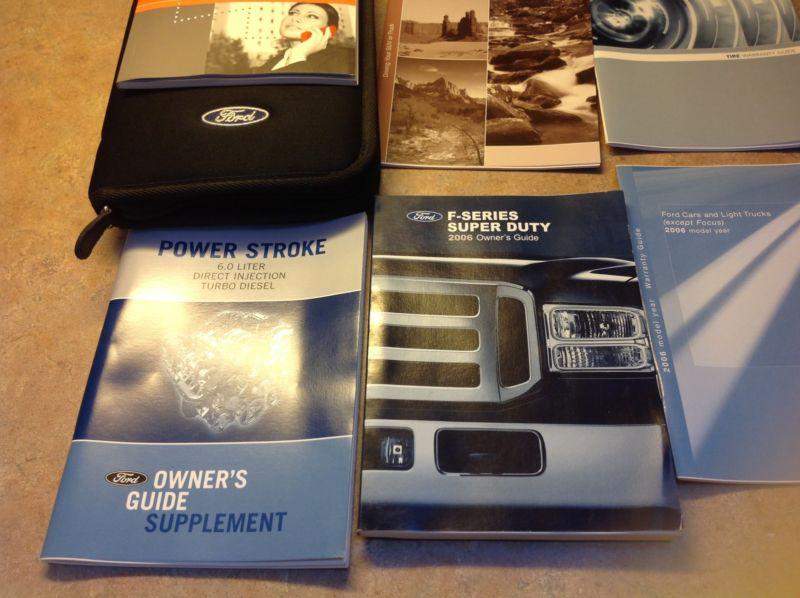 2006 ford f-series onwers manual f-series super duty diesel turbo owners manual 