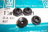 Nos gm 1964-81 camaro chevelle ss other emblem nuts 3/16"