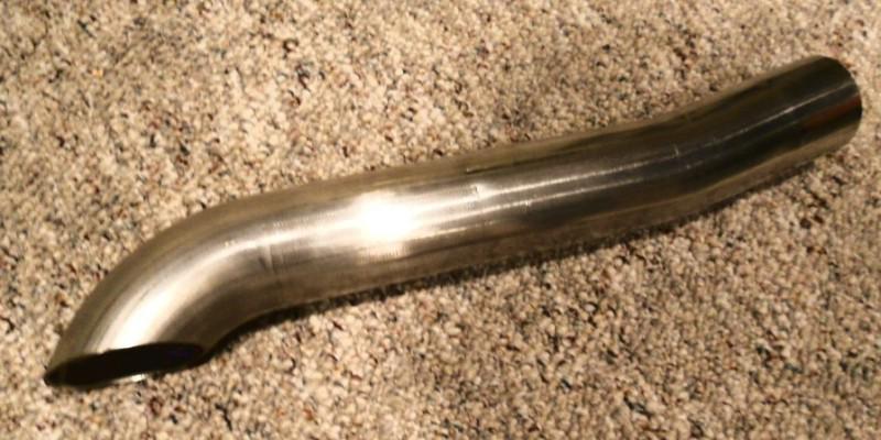 Stianless steel downturn tailpipe 2.25" new techtonics tuning vw audi