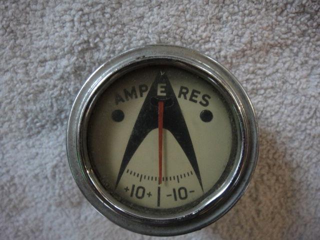 Vintage amperes gauge item #1