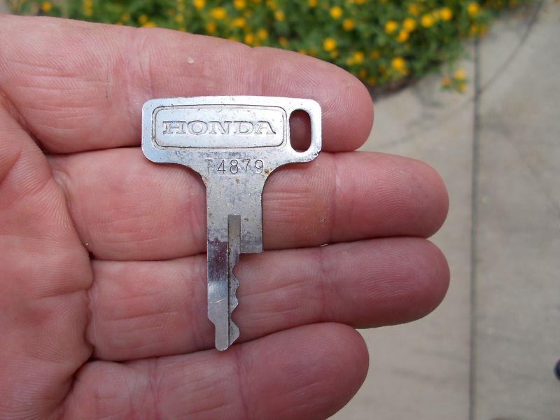 Honda motorcycle key t4879