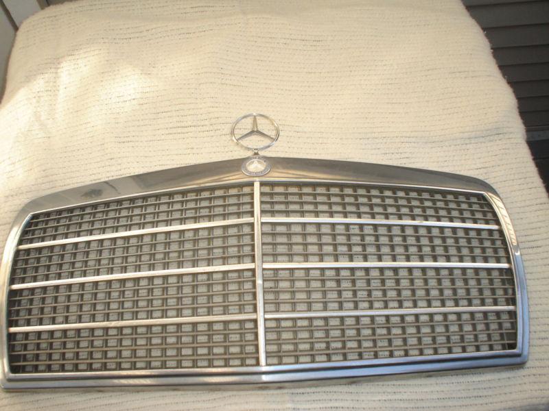  chrome grill radiator grille mercedes e_class__1981-to-1991_