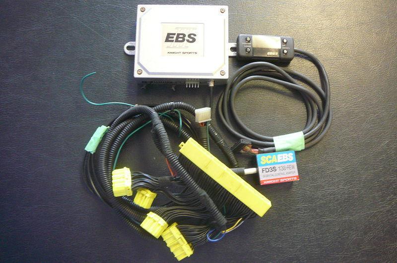 Knight sports ebs iii 3 boost controller+harness mazda rx7 fd3s