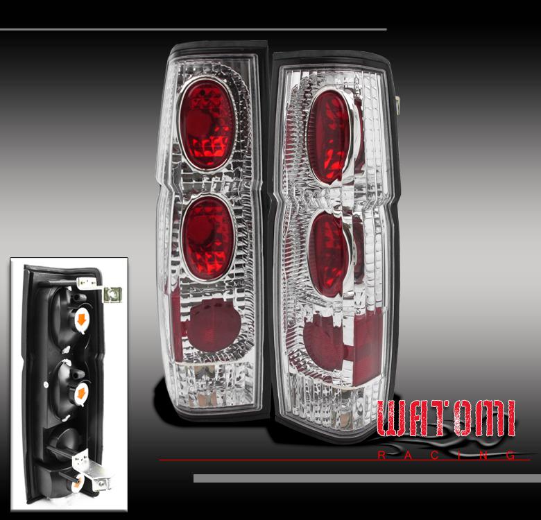 86-97 nissan hardbody pickup d21 tail lights jdm chrome