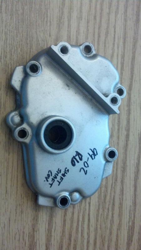 99-02 yamaha yfz r6 engine/motor left side shift linkage cover good used part