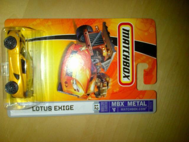 Lotus exige matchbox car toy collectible item