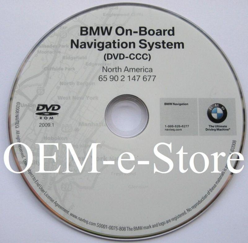 Genuine 2009.1 update 2007 2008 2009 bmw x5 sport 4.8i 3.0si navigation dvd map