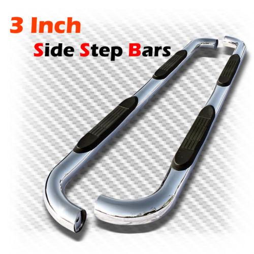 07-12 mazda cx-7 suv stainless steel 3" side step nerf bars running board pair