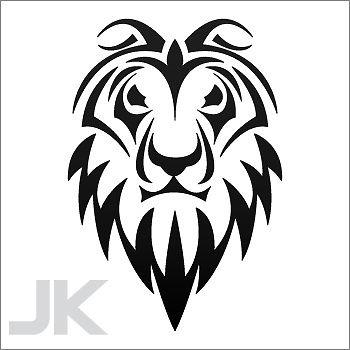 Decals sticker lion lions angry attack predator jungle wild cat 0502 ag94z