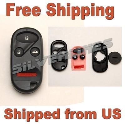 02 03 04 honda cr-v crv replacement remote case shell 3 buttons with panic -hc2