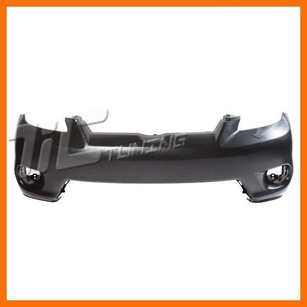 05 06 07 toyota matrix front bumper cover upper wo spoiler raw black no primered